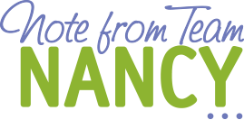 Note From Team Nancy