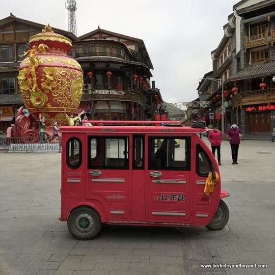 vehicle in Songpan Ancient Town in Sichuan Province, China