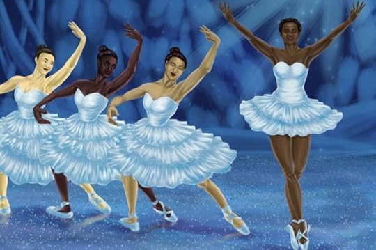 Ballerinas performing in Nutcracker