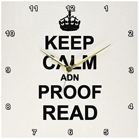 Keep calm clock