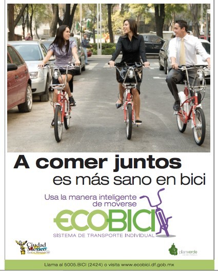 Bike-Sharing systems poster for Mexico City