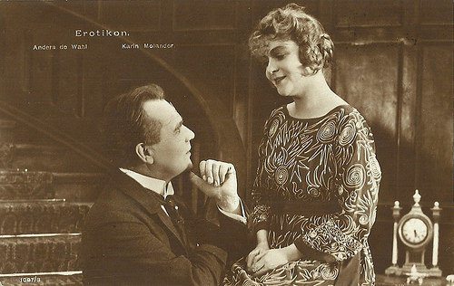 Anders de Wahl and Karin Molander in Erotikon