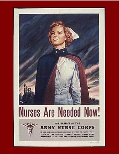 Recruitment poster for US Army Nurse Corps, WWII
