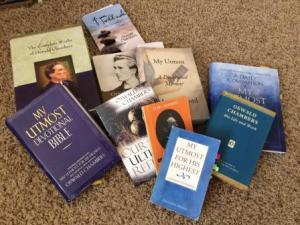 Bibliography, Oswald Chambers, Abandoned to God, Biddy Chambers, My Utmost for His Highest, what books did Oswald Chambers write?