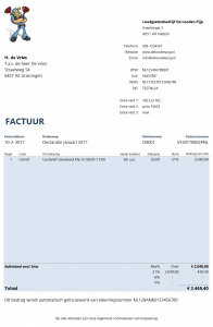 Automatische incasso op facturen - Boekhouden in Excel 5.0