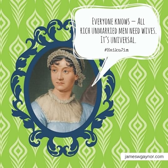 Jane Austen on rich men needing wives