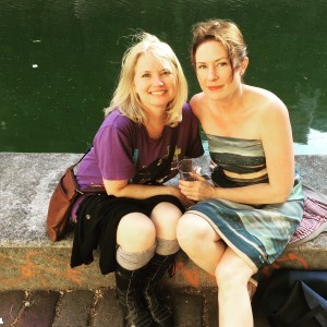 Paris friends by the Canal St. Martin