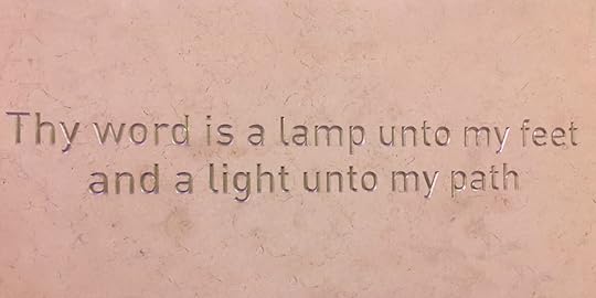 Museum of the Bible Psalm 119:105 at Entrance