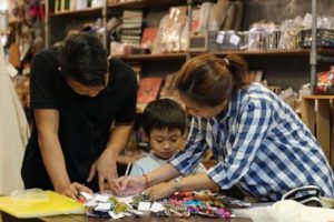 New pop-up partner Nikita (@shopnikitaph) gets their crochet goodies ready at Common Room