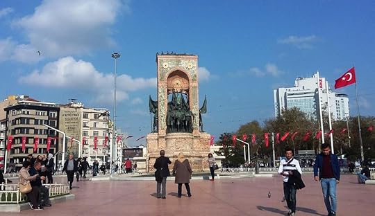 Taksim Square with Republic Monument, Istanbul
