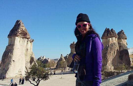 At the Zelve Valley Fairy Chimneys, Cappadocia