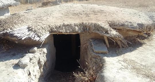 Reconstruction of stone-age dwelling at Aşıklı Höyük, Cappadocia