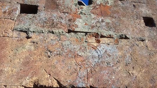The Red Church ( Kızıl Kilise): Crucifix on lintel, Cappadocia