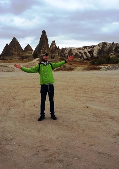 Ernesto Walker in the Red Valley, Cappadocia