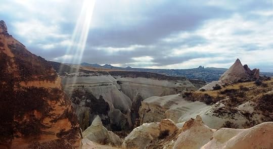 Rays of Light in the Red Valley, Cappadocia