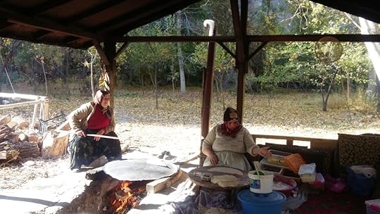Women Preparing food for floating restaurant, Ihlara Valley, Cappadocia