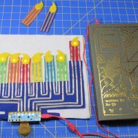 Felt Menorah Chibitronics