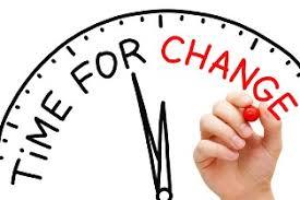 Time for change