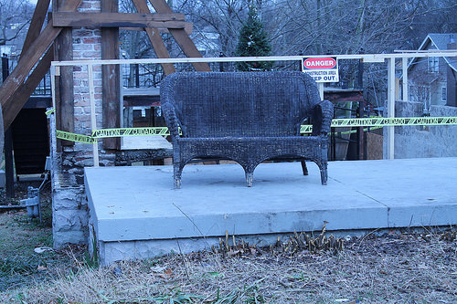 Down the street . . .