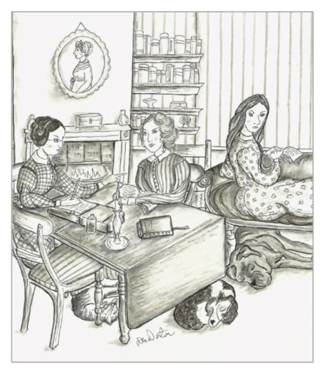 Illustration from Without the Veil Between by DM Denton