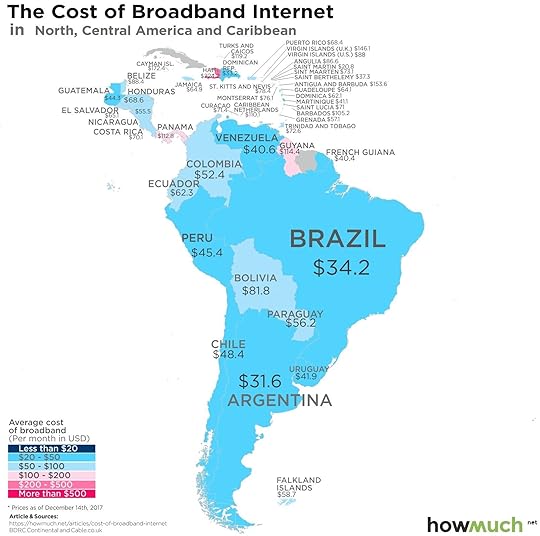 internet costs around the world map 2