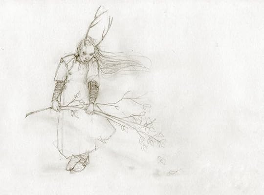 Sketch by Terri Windling