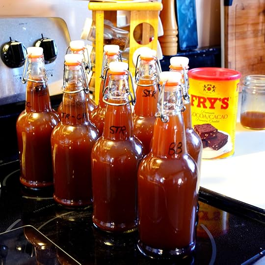 Kombucha, flavoured, bottled and ready to go.