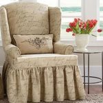 Appealing How To Make A Wing Chair Slipcover 77 For Home Decor Ideas with How To Make A Wing Chair Slipcover