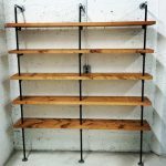 Marvelous Metal Pipe And Wood Shelves 70 For Home Decor Ideas with Metal Pipe And Wood Shelves