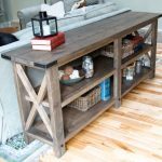 Amusing Rustic Sofa Table Plans 47 In Small Home Remodel Ideas with Rustic Sofa Table Plans