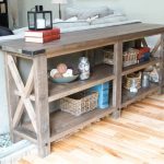 Terrific Rustic Sofa Table Plans 30 With Additional Home Designing Inspiration with Rustic Sofa Table Plans