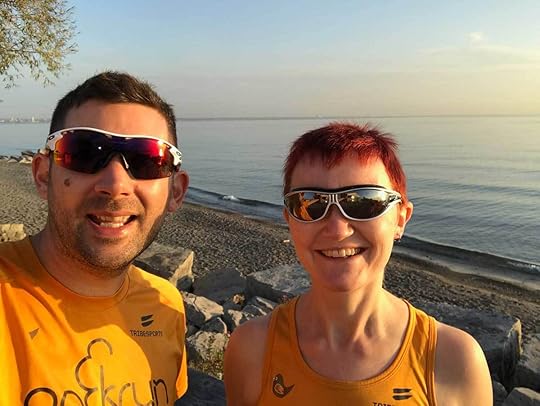 Drew and I at the Parkrun