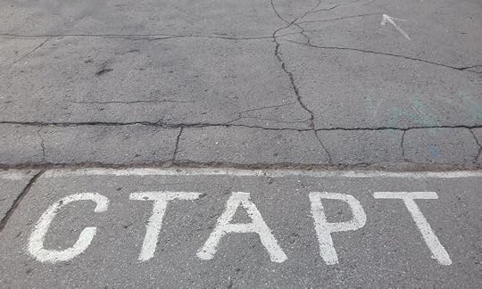 The blissful weather has offered more chances to run--and this is the starting line of the waterfront park running path. When I run, my ideas get to roam. Running, then, is resposnible for the rant which follows.