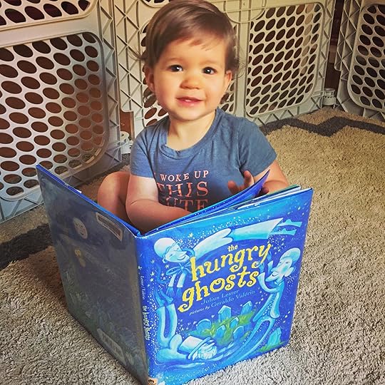https://thebabybookwormblog.wordpress.com/2016/10/30/the-hungry-ghosts-julius-lester/
