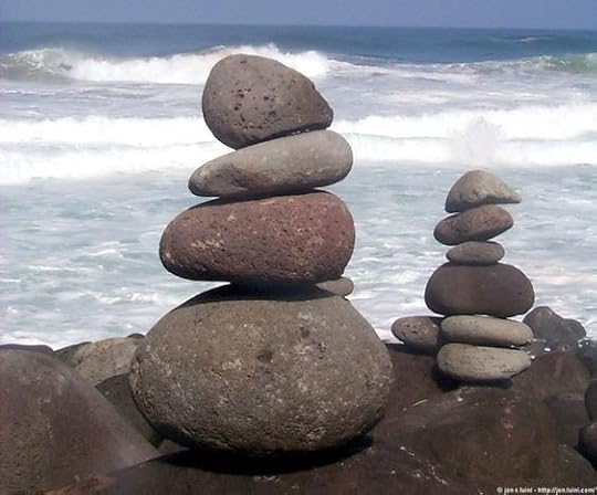 boulders and pebbles