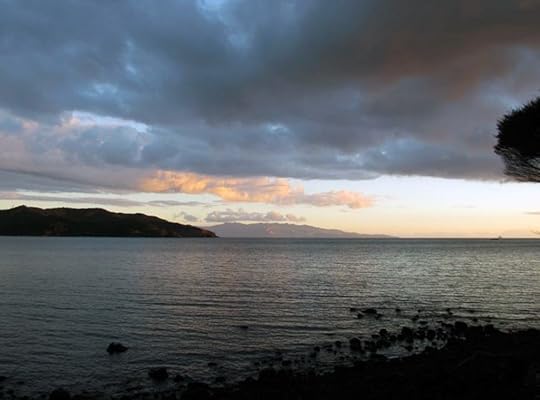 Sunset on the east coast of Great Barrier Island