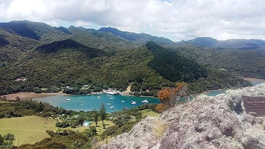 Port Fitzroy as seen from the Glenfern Sanctuary founded by yachstman Tony Bouzaid