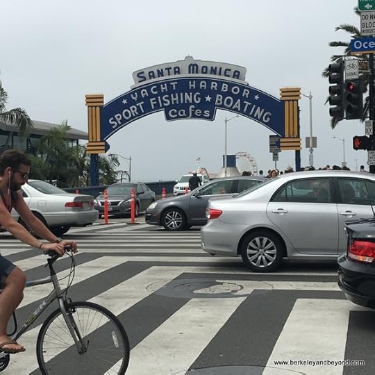 entrance to Santa Monica Pier in Santa Monica, California