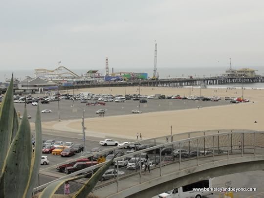 overview of Santa Monica Pier in Santa Monica, California