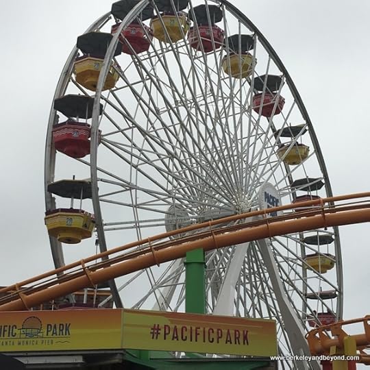 solar-powered Ferris wheel on the Santa Monica Pier in Santa Monica, California
