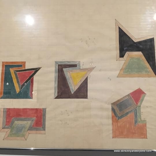 sketches by Frank Stella, at NSU Art Museum in Fort Lauderdale, Florida