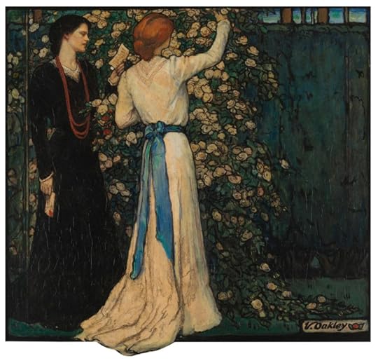 ���June in the Artist's Garden��� by Violet Oakley (1874-1961) 