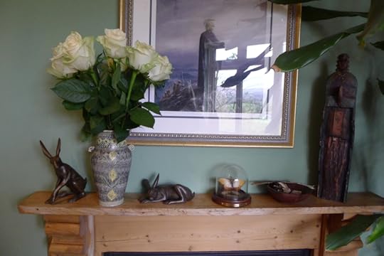 Roses in suffragette white