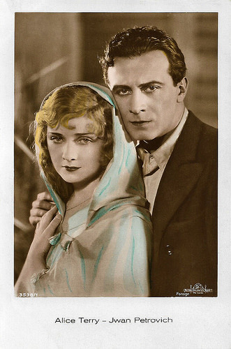 Alice Terry and Ivan Petrovich in The Garden of Allah (1927)