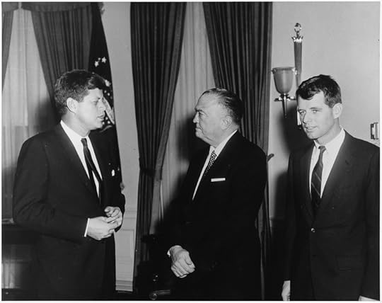 President John F Kennedy J Edgar Hoover Robert Kennedy