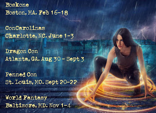 E.J. Stevens's 2018 Book Tour Schedule