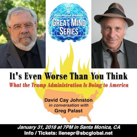 GREAT MIND: DAVID CAY JOHNSTON / GREG PALAST