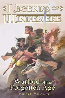 cover page graphic, Warlord of the Forgotten Age, Charles E Yallowitz