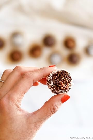 These chocolate bliss balls are the best little treats! They are naturally vegan, gluten-free, and paleo.