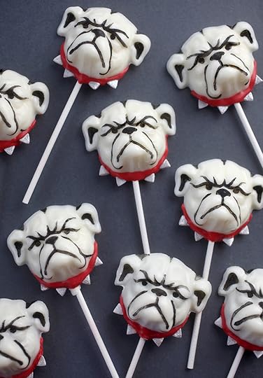 Bulldog Cake Pops